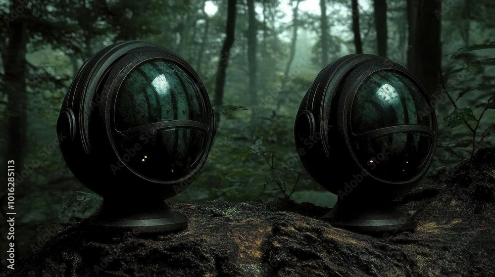 Mysterious Spheres in a Foggy Forest Mysterious Spheres in a Foggy Forest