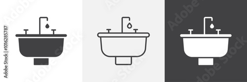 Sink icon. for web ui designs