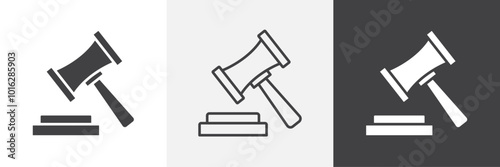 Gavel icon. for web ui designs