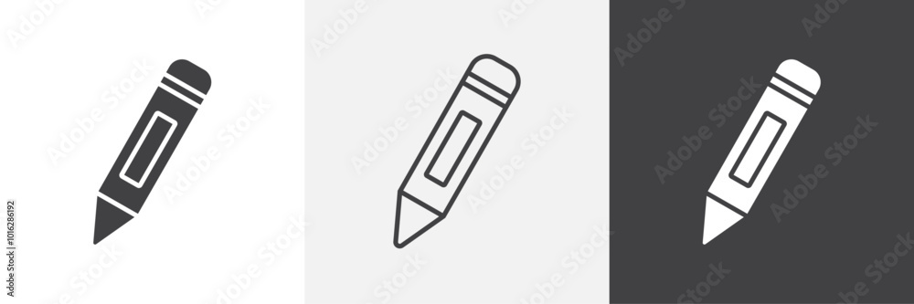 Crayon icon. for web ui designs Crayon icon. for web ui designs