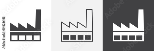 Factory icon. for web ui designs