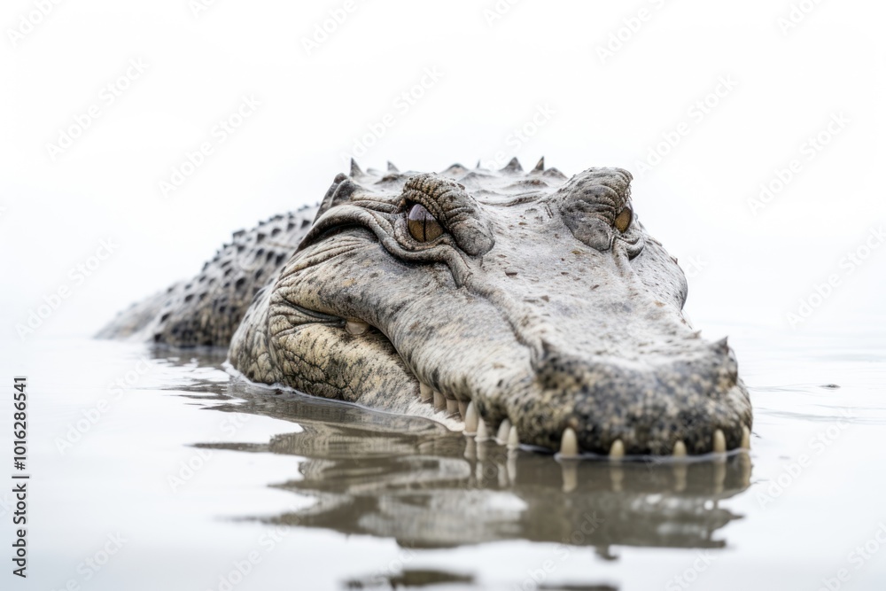 Fototapeta premium Alligator reptile animal crocodile.