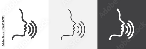 Voice icon. for web ui designs