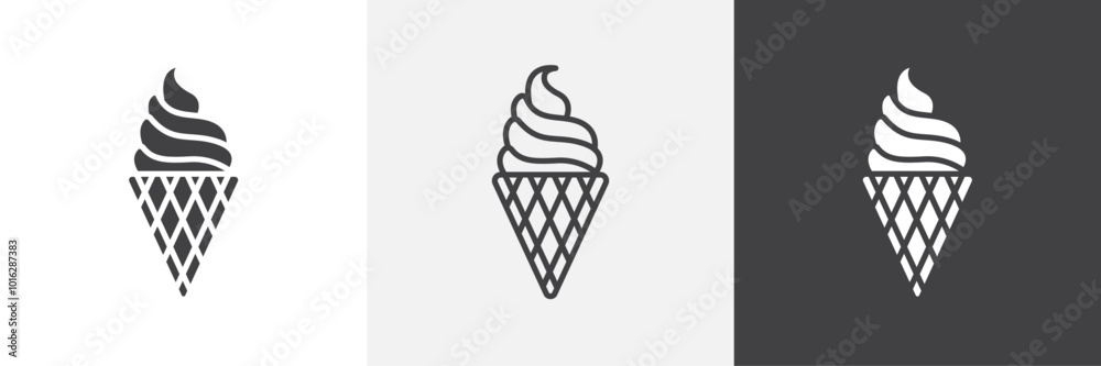 Ice Cream icon. for web ui designs