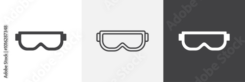 Goggles icon. for web ui designs