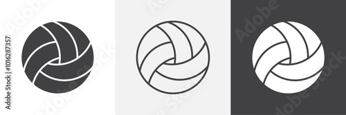 Volley ball icon. for web ui designs
