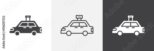 Taxi icon. for web ui designs
