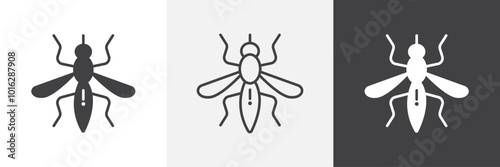 Mosquito icon. for web ui designs