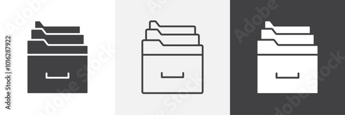 Store files icon. for web ui designs