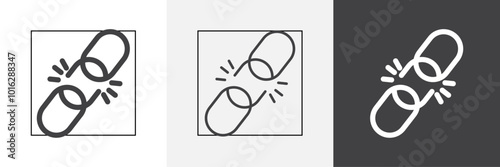 Weakness icon. for web ui designs