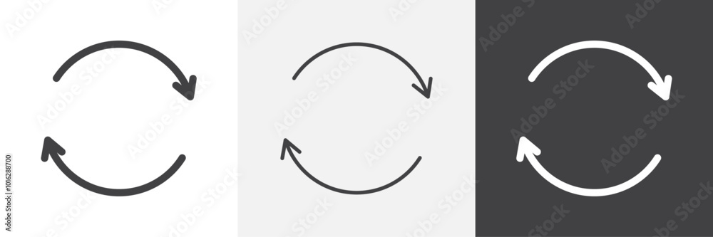 Repeat icon. for web ui designs Repeat icon. for web ui designs