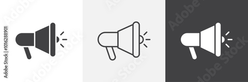 Megaphone icon. for web ui designs