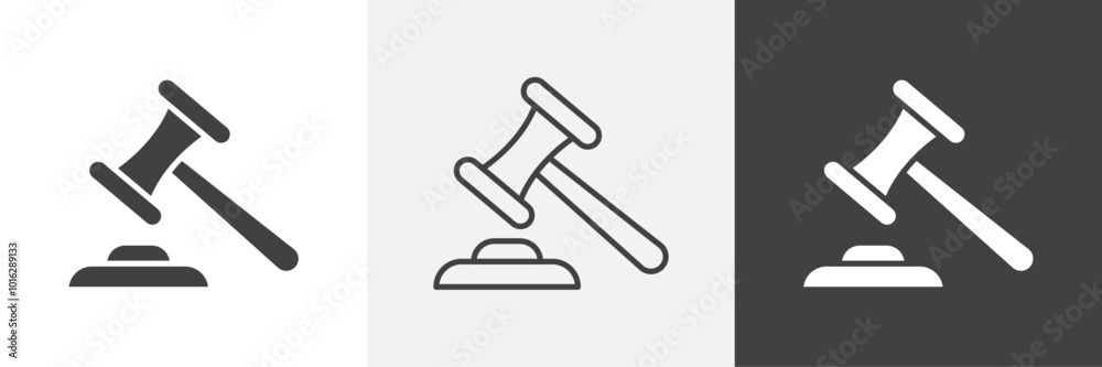 Gavel icon. for web ui designs Gavel icon. for web ui designs