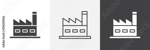 Factory icon. for web ui designs