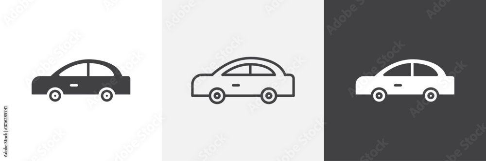 Car icon. for web ui designs Car icon. for web ui designs