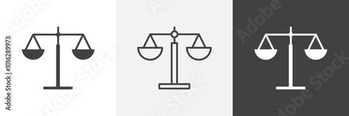 Scale icon. for web ui designs