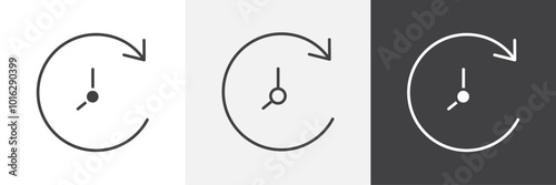 Time forward icon. for web ui designs