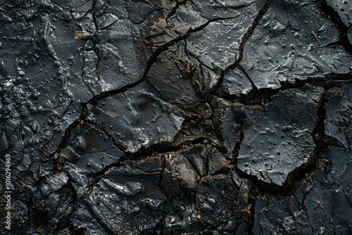 Photo of Muddy pond of wet soil. Background texture for backdrops or mapping