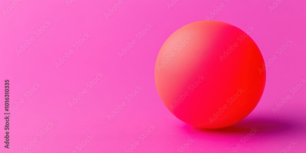 A vibrant red-orange sphere on a bright pink background. Captures minimalistic, modern aesthetics with bold colors and simple geometry. A vibrant red-orange sphere on a bright pink background. Captures minimalistic, modern aesthetics with bold colors and simple geometry.