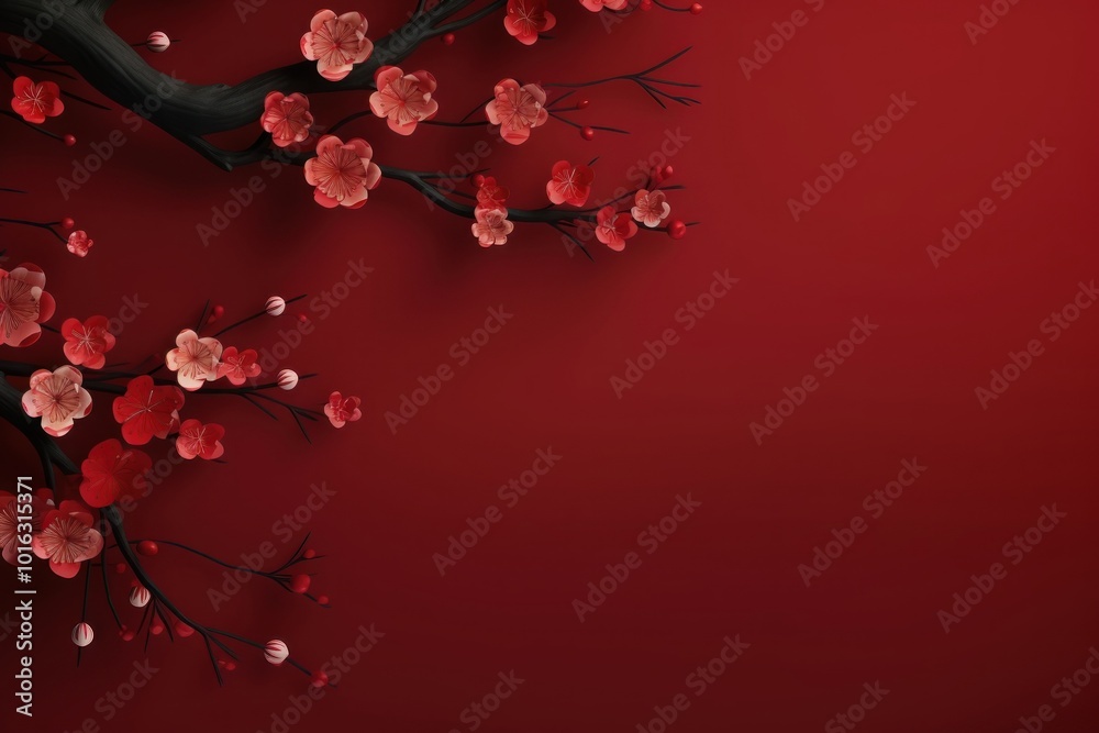 Chinese new year backgrounds blossom flower. Chinese new year backgrounds blossom flower.