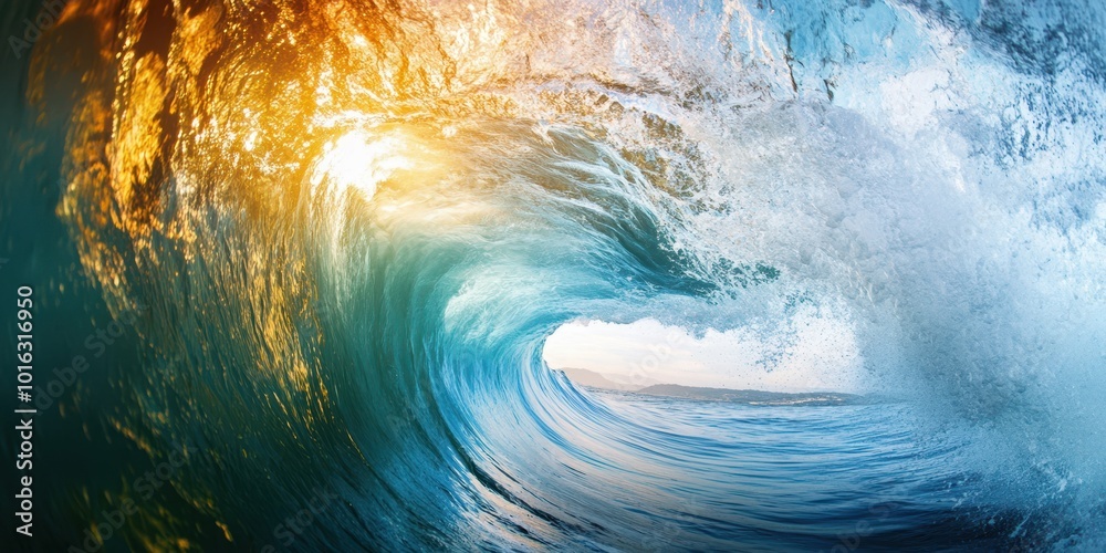 A stunning ocean wave captures the beauty of nature, showcasing vibrant colors and dynamic movement in a breathtaking seascape. A stunning ocean wave captures the beauty of nature, showcasing vibrant colors and dynamic movement in a breathtaking seascape.
