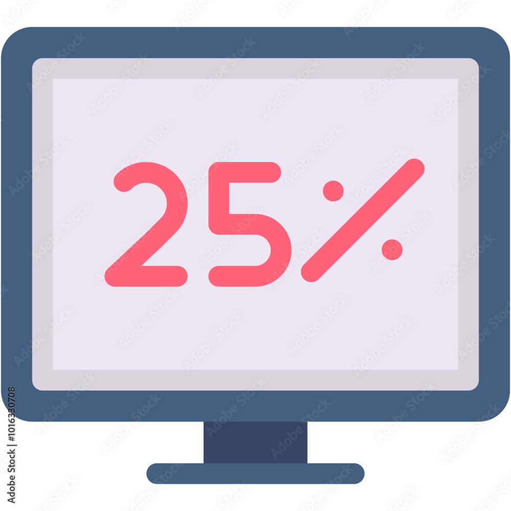 Vector Icon Discount, 25 Percent, Commerce And Shopping, Offer, Label Vector Icon Discount, 25 Percent, Commerce And Shopping, Offer, Label