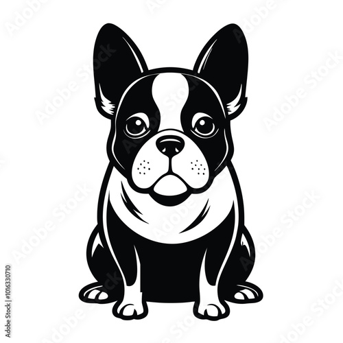 bulldog vector design 