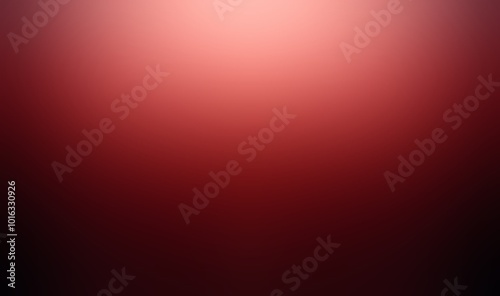 Cherry color empty background with soft light on top. Blur graphic.