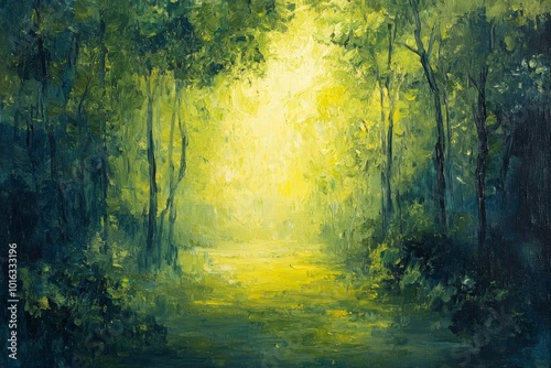 Abstract oil painting illustration background created with Generative AI