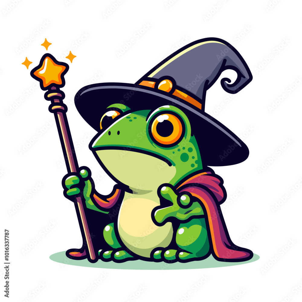 Fototapeta premium Wizard frog