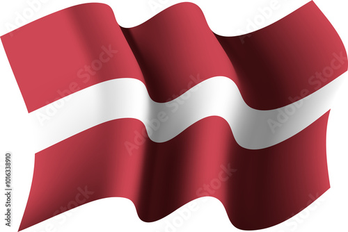 Free Download Latvia Realistic 3D Waving Flag - GFXLoad