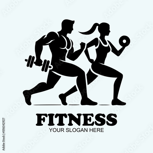Physical Fitness, Sport Gym Logo