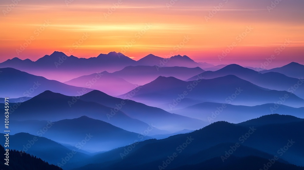A breathtaking view of mountains during sunset, showcasing a beautiful natural landscape bathed in warm, golden hues. A breathtaking view of mountains during sunset, showcasing a beautiful natural landscape bathed in warm, golden hues.