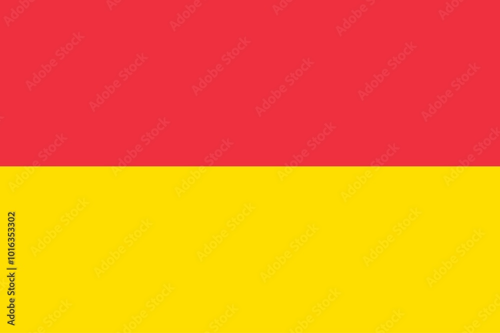 Fototapeta premium Flag of Pretoria, South Africa. Illustration