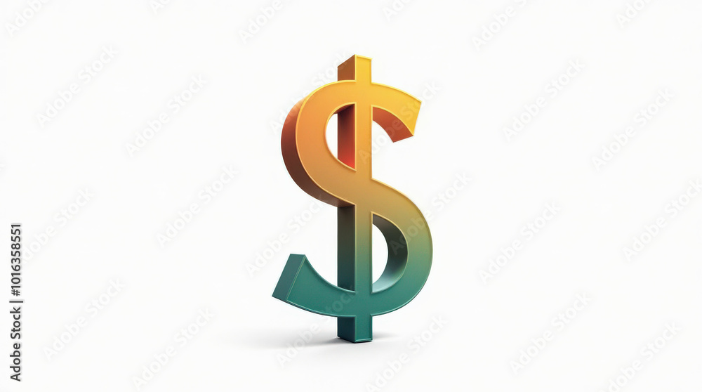 Vibrant Dollar Sign Isolated on Colorful Background – Artistic Currency Symbols for Financial and Business Themes Vibrant Dollar Sign Isolated on Colorful Background – Artistic Currency Symbols for Financial and Business Themes