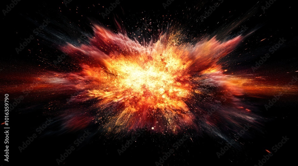 A vibrant explosion of colors and particles, depicting dynamic energy and motion. A vibrant explosion of colors and particles, depicting dynamic energy and motion.