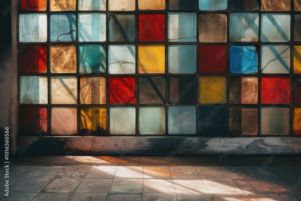 Stained glass backgrounds floor wall. Stained glass backgrounds floor wall.