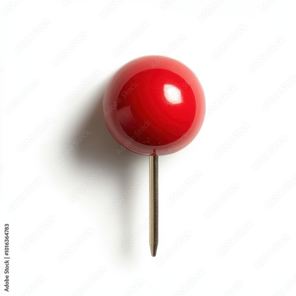 Red push pin background isolated red. Red push pin background isolated red.