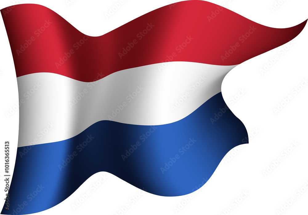 Netherlands Realistic 3D Waving Flag Netherlands Realistic 3D Waving Flag