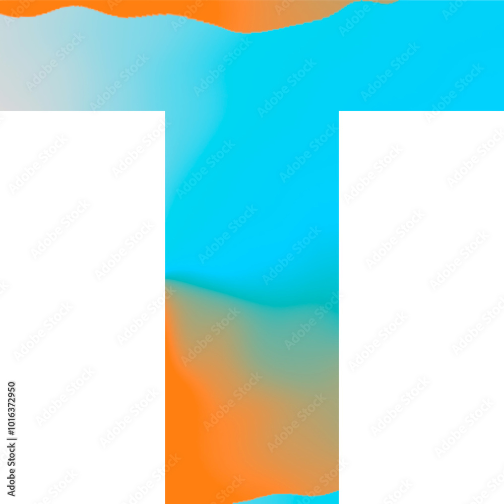 Fototapeta premium T Alphabet Design