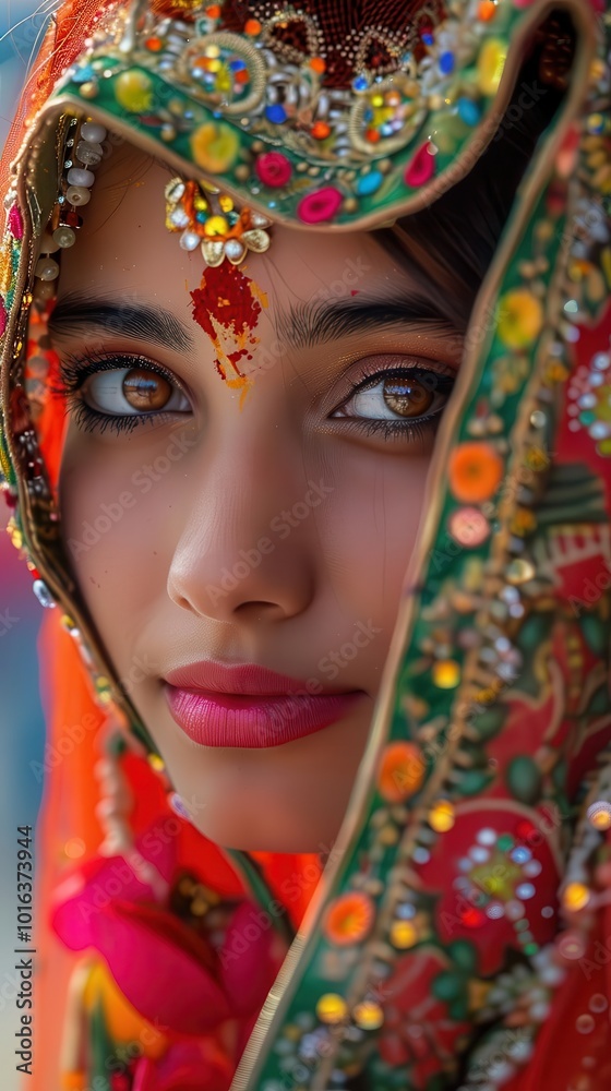 Obraz premium Cultural immersion in traditional festivals and celebrations, vibrant and enriching, Urban, Bright hues, Photograph, Cultural festivity
