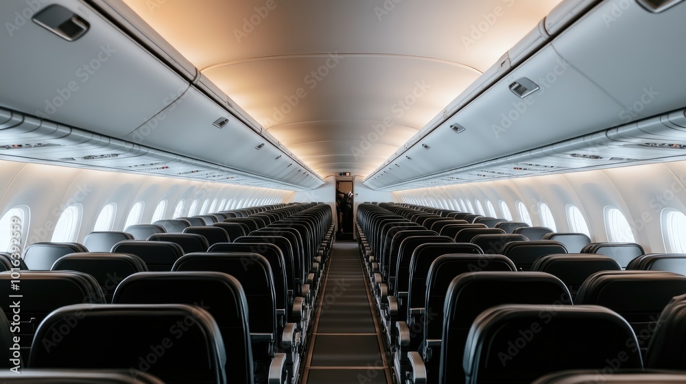 An overhead bin reveals various bags inside, including a distinct black backpack. The blurred background emphasizes the cabin ambiance during the flight An overhead bin reveals various bags inside, including a distinct black backpack. The blurred background emphasizes the cabin ambiance during the flight