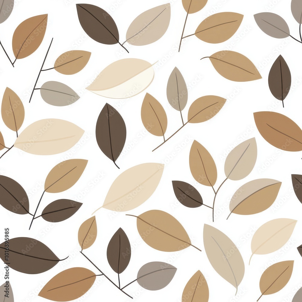 Soft Minimalist Petal Pattern in Neutral Tones Soft Minimalist Petal Pattern in Neutral Tones
