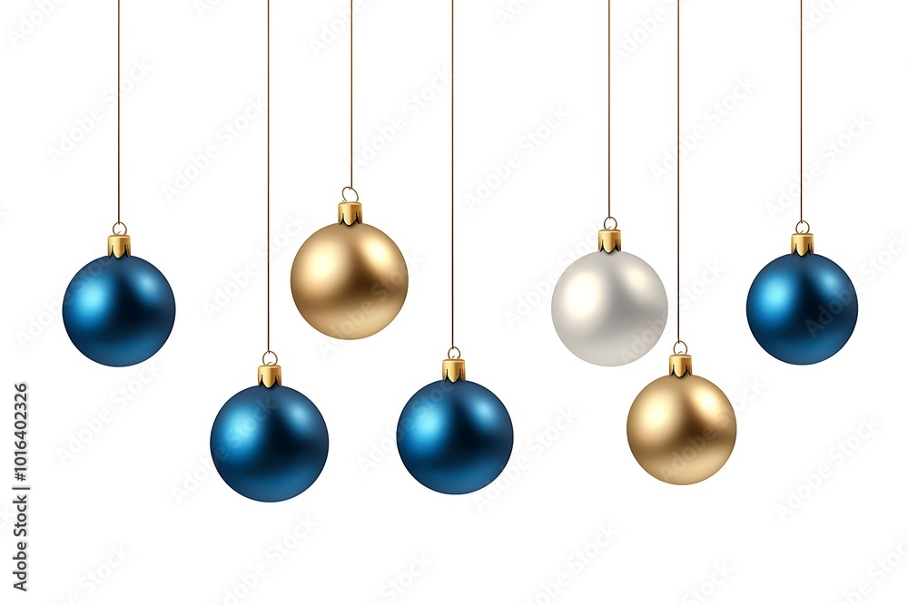 hanging christmas ball decoration isolated on white background, christmas element for design hanging christmas ball decoration isolated on white background, christmas element for design