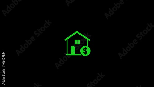 House with dollar icon 