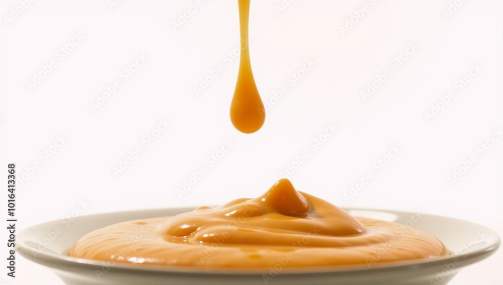 Cheddar cheese-splashed cheese sauce midair Cheddar cheese-splashed cheese sauce midair