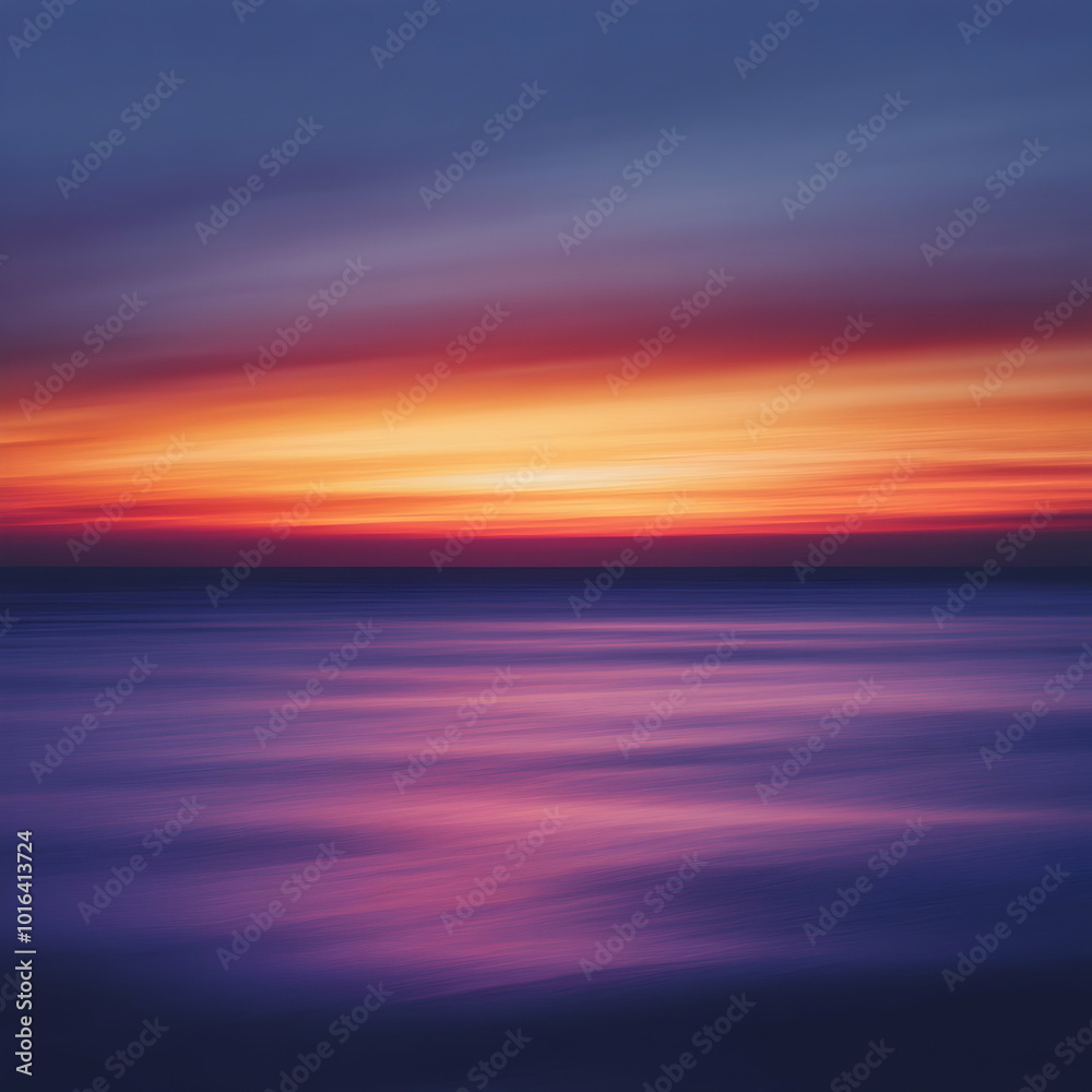 Obraz premium sunset over the ocean