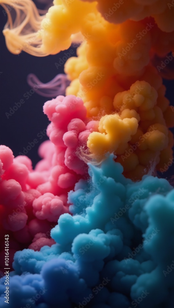 Abstract Digital Fume Backdrop Fantasy Setting