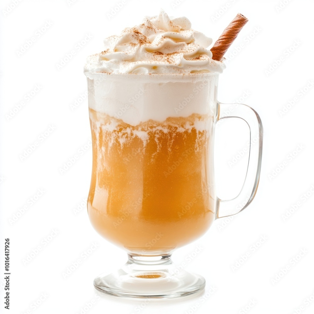Real Boozy Butterbeer Punch beverage smoothie dessert. Real Boozy Butterbeer Punch beverage smoothie dessert.