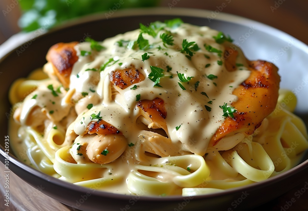 chicken Alfredo chicken Alfredo